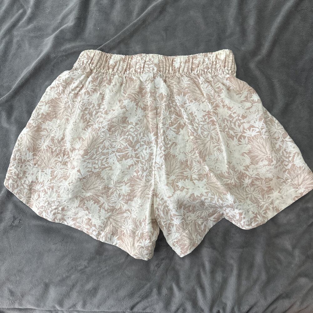 Patagonia Shorts Womens XS Beige White Garden Island Canyon Hike Outdoor Gorp - Picture 2 of 7